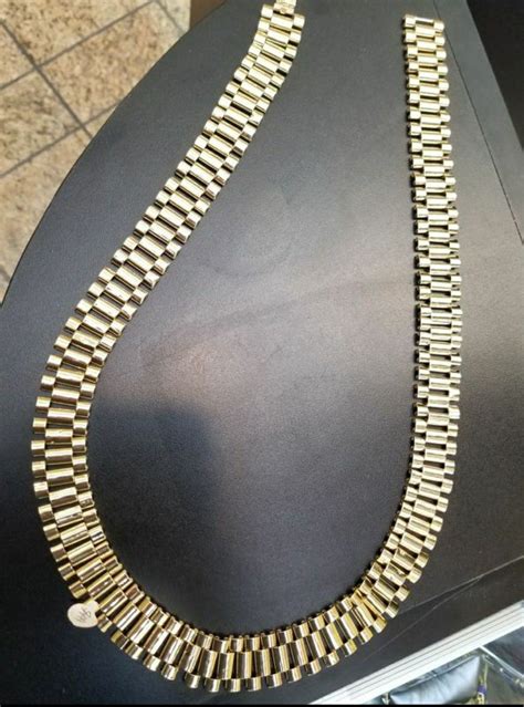 14k gold rolex chain|gold Rolex chain for sale.